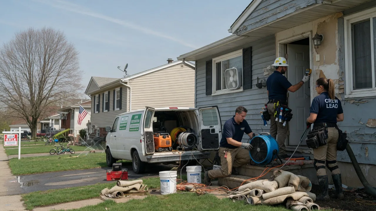 Flood Cleanup in Johnstown, OH near me