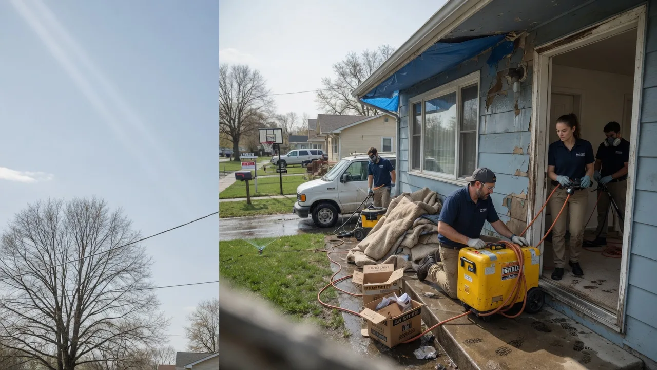 Basement Flood Cleanup in Johnstown, OH near me